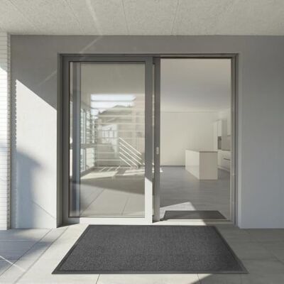 casa pura Entreemat voor binnen Antislip & Anti-Stof Mat Wasbaar & Ultra Absorberende Deurmat Grijs Zwart 40x60 cm casa pura Entreemat voor binnen Antislip & Anti-Stof Mat Wasbaar & Ultra Absorberende Deurmat Grijs Zwart 40x60 cm