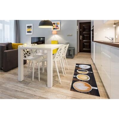 andiamo Keukenloper met antislip achterkant Keukentapijt van PVC Loper voor hal 50 x 150 cm Patroon koffiekopjes andiamo Keukenloper met antislip achterkant Keukentapijt van PVC Loper voor hal 50 x 150 cm Patroon koffiekopjes