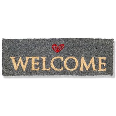 Astra Welcome Binnentapijt, antislip, antibacterieel en duurzaam, kokosmat Coco Style Deurmat, dun, voor binnen en buiten, weerbestendig, kokosvezel Astra Welcome Binnentapijt, antislip, antibacterieel en duurzaam, kokosmat Coco Style Deurmat, dun, voor binnen en buiten, weerbestendig, kokosvezel