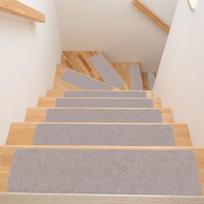 ANRO Trapmat, zelfklevend, voor binnen, trapmat, antislip, trapbescherming voor kinderen, huisdieren, 100 x 25 cm, beige ANRO Trapmat, zelfklevend, voor binnen, trapmat, antislip, trapbescherming voor kinderen, huisdieren, 100 x 25 cm, beige