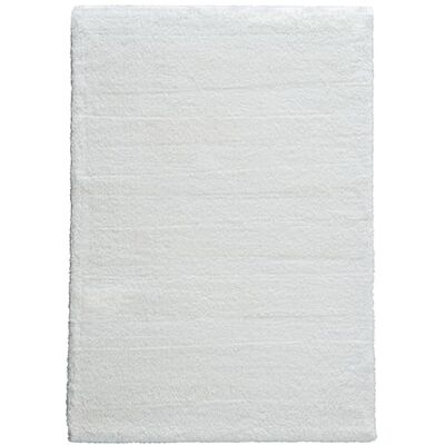 Astra Premium tapijt voor woonkamer slaapkamer Zacht hoogpolig tapijt Wollig en kleurrijk Effen design Wit tapijt 80 x 150 cm Astra Premium tapijt voor woonkamer slaapkamer Zacht hoogpolig tapijt Wollig en kleurrijk Effen design Wit tapijt 80 x 150 cm