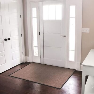 casa pura Rhine Deurmat voor de ingang, antislip, vuilafstotend, voor binnen en buiten, wasbaar, zeer absorberend, lichtbeige, 120 x 180 cm casa pura Rhine Deurmat voor de ingang, antislip, vuilafstotend, voor binnen en buiten, wasbaar, zeer absorberend, lichtbeige, 120 x 180 cm