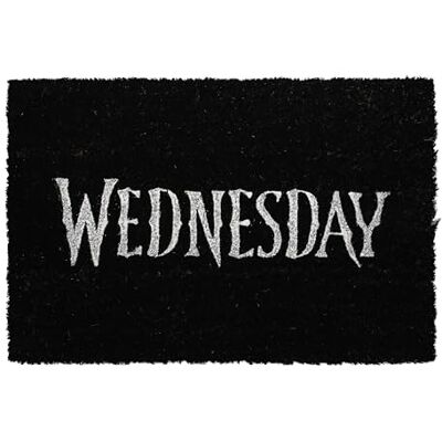 SD TOYS Deurmat met Wednesday logo kokosvezel en pvc 60 x 40 cm SD TOYS Deurmat met Wednesday logo kokosvezel en pvc 60 x 40 cm
