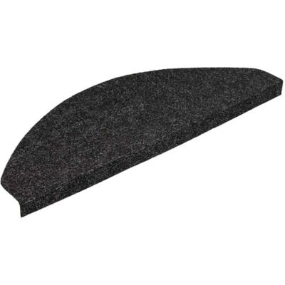 vidaXL Tapis d'escalier autocollants 15 pcs 56x17x3 cm Noir vidaXL Tapis d'escalier autocollants 15 pcs 56x17x3 cm Noir