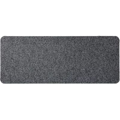 ANRO Schoenen parkeermat antislip anti-vuil voor binnen smal entree effen grijs 30 x 75 cm ANRO Schoenen parkeermat antislip anti-vuil voor binnen smal entree effen grijs 30 x 75 cm