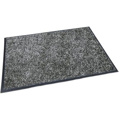 Studio M Deurmat voor de ingang binnen 60 x 90 cm Absorberend Antislip Wasbaar Stofdicht voor alle vloeren Onder deur UV-bestendig Grijs Studio M Deurmat voor de ingang binnen 60 x 90 cm Absorberend Antislip Wasbaar Stofdicht voor alle vloeren Onder deur UV-bestendig Grijs