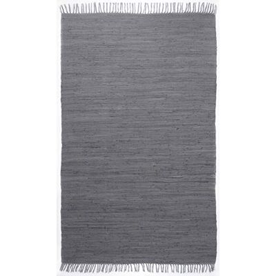 Theko Happy Cotton tapijt, 100% katoen, 40 x 60 cm, antraciet Theko Happy Cotton tapijt, 100% katoen, 40 x 60 cm, antraciet