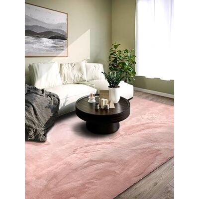 Villeroy & Boch Tapis shaggy Leon Tapis de salon à poils longs moelleux Couleur unie douce Facile d'entretien Pour salon, salle à manger, chambre à coucher, chambre d'hôtes Vieux rose, 160 x Villeroy & Boch Tapis shaggy Leon Tapis de salon à poils longs moelleux Couleur unie douce Facile d'entretien Pour salon, salle à manger, chambre à coucher, chambre d'hôtes Vieux rose, 160 x