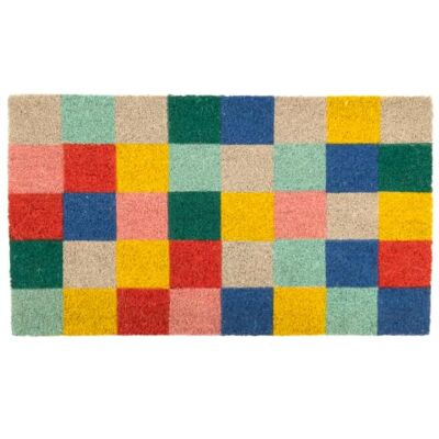 Fisura . Binnentapijt van kokosnoot, pvc-deurmat, handbeschilderd Antislip onderkant van pvc. Rode deurmat voor binnen. Grappige deurmat. 70 x 40 cm Fisura . Binnentapijt van kokosnoot, pvc-deurmat, handbeschilderd Antislip onderkant van pvc. Rode deurmat voor binnen. Grappige deurmat. 70 x 40 cm