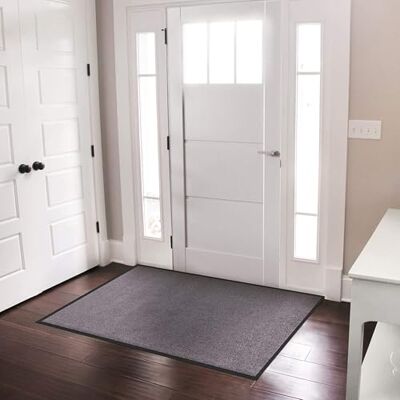 casa pura Entreemat voor binnen Antislip & Anti-Stof Mat Wasbaar & Ultra Absorberende Deurmat Grijs 40x60 cm casa pura Entreemat voor binnen Antislip & Anti-Stof Mat Wasbaar & Ultra Absorberende Deurmat Grijs 40x60 cm