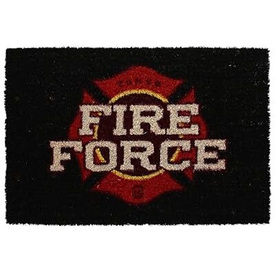 SD TOYS Voetmat 60 x 40 cm met Fire Force logo SD TOYS Voetmat 60 x 40 cm met Fire Force logo