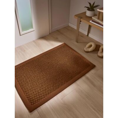 benuta Pure Greta Deurmat, lichtbruin, 60 x 90 cm, 100% sisal, rechthoekig en stijl: rand, effen, natuur, Scandi Living onderhoudsvriendelijk voor woonkamer, slaapkamer, hal benuta Pure Greta Deurmat, lichtbruin, 60 x 90 cm, 100% sisal, rechthoekig en stijl: rand, effen, natuur, Scandi Living onderhoudsvriendelijk voor woonkamer, slaapkamer, hal