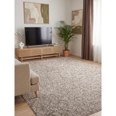 ELLE Decoration Rocco Plat geweven tapijt, machinewasbaar, wollen look, duurzaam en duurzaam, modern, Scandinavische look, voor woonkamer, eetkamer, slaapkamer, hal, taupe, meerkleurig 80 ELLE Decoration Rocco Plat geweven tapijt, machinewasbaar, wollen look, duurzaam en duurzaam, modern, Scandinavische look, voor woonkamer, eetkamer, slaapkamer, hal, taupe, meerkleurig 80