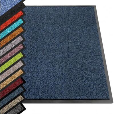 KARAT Vuilwerende mat Sky – deurmat antislip en onderhoudsvriendelijk – deurmat voor binnen en buiten – deurmat met gemêleerde haren – blauw, 60 x 90 cm KARAT Vuilwerende mat Sky – deurmat antislip en onderhoudsvriendelijk – deurmat voor binnen en buiten – deurmat met gemêleerde haren – blauw, 60 x 90 cm