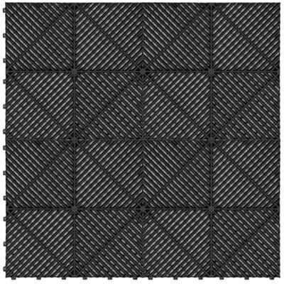 Monster Cable Modulaire Geventileerde Vloertegels & Randen 225 Zwarte Garage Dubbele Vloermat Showroom Workshop Zeer Robuust Polypropyleen Antislip Waterdicht Drainage 6 x 6 M 36 M2 Monster Cable Modulaire Geventileerde Vloertegels & Randen 225 Zwarte Garage Dubbele Vloermat Showroom Workshop Zeer Robuust Polypropyleen Antislip Waterdicht Drainage 6 x 6 M 36 M2