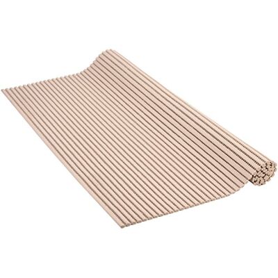 Venilia Zachte schuimvulling tapijt Veni Soft antislip basis belag 65 cm x 200 cm tafelkleed effen taupe, polyester, PVC, 65 x 200 x 0,5 cm Venilia Zachte schuimvulling tapijt Veni Soft antislip basis belag 65 cm x 200 cm tafelkleed effen taupe, polyester, PVC, 65 x 200 x 0,5 cm