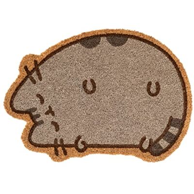 Grupo Erik Pusheen Deurmat voor buiten, 43 x 60 cm, antislip, entreemat, originele buitendeurmat, kokosmat, buitentapijt Grupo Erik Pusheen Deurmat voor buiten, 43 x 60 cm, antislip, entreemat, originele buitendeurmat, kokosmat, buitentapijt