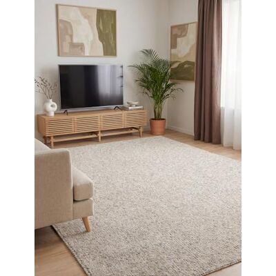 ELLE Decoration Rocco Plat geweven tapijt, machinewasbaar, wollen look, duurzaam en duurzaam, modern, Scandinavische look, voor woonkamer, eetkamer, slaapkamer, hal, crème, meerkleurig, 80 x ELLE Decoration Rocco Plat geweven tapijt, machinewasbaar, wollen look, duurzaam en duurzaam, modern, Scandinavische look, voor woonkamer, eetkamer, slaapkamer, hal, crème, meerkleurig, 80 x