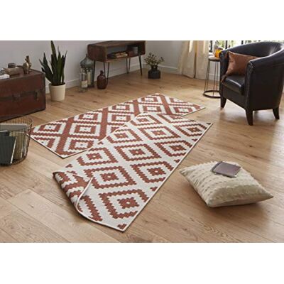 HANSE Home NORTHRUGS Malta Outdoor tapijt, omkeerbaar, weerbestendig, modern geometrisch patroon voor balkon, terras, tuin, veranda, woonkamer, waterdicht, polypropyleen crème, 80 x 350 cm HANSE Home NORTHRUGS Malta Outdoor tapijt, omkeerbaar, weerbestendig, modern geometrisch patroon voor balkon, terras, tuin, veranda, woonkamer, waterdicht, polypropyleen crème, 80 x 350 cm