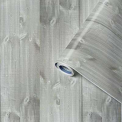 Venilia Perfect Fix® Kleeffolie, taupe houtvloer, houtlookfolie, meubelfolie, kleeffolie, zelfklevend, 90 cm x 2,1 m, 170 µm (dikte: 0,17 mm), 54313 Venilia Perfect Fix® Kleeffolie, taupe houtvloer, houtlookfolie, meubelfolie, kleeffolie, zelfklevend, 90 cm x 2,1 m, 170 µm (dikte: 0,17 mm), 54313