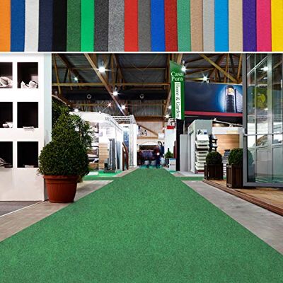 casa pura Meetmat tot 40 m lengte, moeilijk ontvlambaar, naaldvilt per meter als bruiloftsmat, loopband, evenemententapijt, VIP-tapijt, privé- en commercieel artikel (donkergroen, 200 x 100 cm) casa pura Meetmat tot 40 m lengte, moeilijk ontvlambaar, naaldvilt per meter als bruiloftsmat, loopband, evenemententapijt, VIP-tapijt, privé- en commercieel artikel (donkergroen, 200 x 100 cm)