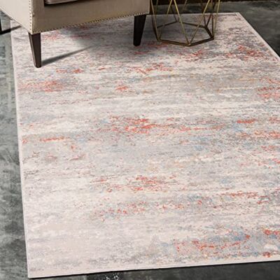 Mazovia Modern vloerkleed voor de woonkamer, groot formaat tapijt voor slaapkamer, volwassenen, modern, laagpolig tapijt voor slaapkamer en woonkamer, rug vintage abstract patroon, 240 x 330 cm, Mazovia Modern vloerkleed voor de woonkamer, groot formaat tapijt voor slaapkamer, volwassenen, modern, laagpolig tapijt voor slaapkamer en woonkamer, rug vintage abstract patroon, 240 x 330 cm,