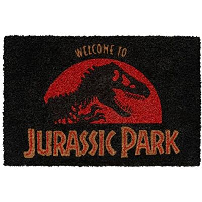 Grupo Erik Jurassic Park Deurmat voor buiten, antislip, entreemat, 40 x 60 cm Grupo Erik Jurassic Park Deurmat voor buiten, antislip, entreemat, 40 x 60 cm