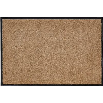 andiamo Super Verdi vuilvangmat voor binnen en buiten met antislip achterkant, geschikt voor de wasmachine, beige, 90 x 120 cm andiamo Super Verdi vuilvangmat voor binnen en buiten met antislip achterkant, geschikt voor de wasmachine, beige, 90 x 120 cm