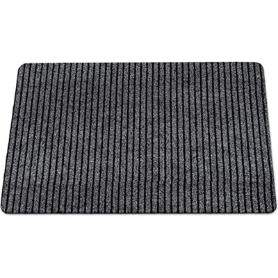 ANRO Deurmat, vuilvangmat, deurmat voor buiten, antislip, voor binnen en buiten, grijs, 60 x 90 cm ANRO Deurmat, vuilvangmat, deurmat voor buiten, antislip, voor binnen en buiten, grijs, 60 x 90 cm