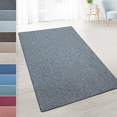 KARAT Elegant woonkamertapijt Zachte loper met randen zonder franjes Antislip antistatisch Duitse kwaliteit Duurzaam en onderhoudsvriendelijk tapijt London, donkergrijs 67 x 200 cm KARAT Elegant woonkamertapijt Zachte loper met randen zonder franjes Antislip antistatisch Duitse kwaliteit Duurzaam en onderhoudsvriendelijk tapijt London, donkergrijs 67 x 200 cm