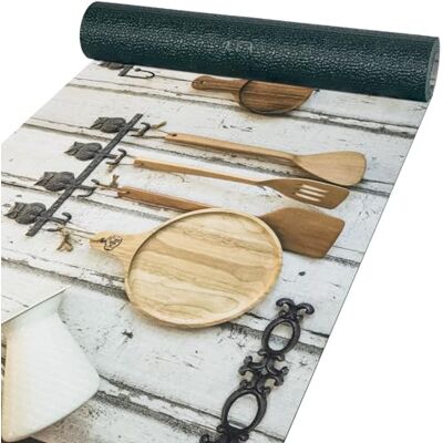 ANRO Keukentapijt, wasbaar, antislip, motief Cucina nieuw, wasbaar, 100 x 52 cm ANRO Keukentapijt, wasbaar, antislip, motief Cucina nieuw, wasbaar, 100 x 52 cm