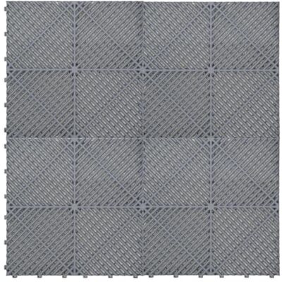 Monster Cable Vloertegels, geventileerd, modulair, in elkaar gestoken en randen, 225, grijs, garage, dubbele vloermat voor showroom, werkplaats, zeer robuust, polypropyleen, antislip, waterdicht, drainage, 6 x 6 m Monster Cable Vloertegels, geventileerd, modulair, in elkaar gestoken en randen, 225, grijs, garage, dubbele vloermat voor showroom, werkplaats, zeer robuust, polypropyleen, antislip, waterdicht, drainage, 6 x 6 m