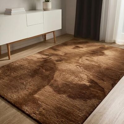 benuta Basic Vloerkleed van imitatiebont, voor woonkamer, slaapkamer, kantoor, hal, baby, zacht, antislip, wasbaar, vloerverwarming, lichtbruin, 160 x 230 cm benuta Basic Vloerkleed van imitatiebont, voor woonkamer, slaapkamer, kantoor, hal, baby, zacht, antislip, wasbaar, vloerverwarming, lichtbruin, 160 x 230 cm