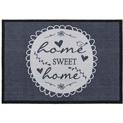 andiamo Sweet Home Polyamide schoonmaakmat bedrukte beschermmat grijs 39 x 58 cm andiamo Sweet Home Polyamide schoonmaakmat bedrukte beschermmat grijs 39 x 58 cm