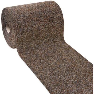 EMMEVI Tapijt per meter H50 cm op maat gemaakt keukentapijt tapijt antislip entree model bruin EMMEVI Tapijt per meter H50 cm op maat gemaakt keukentapijt tapijt antislip entree model bruin