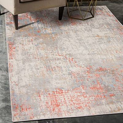 Mazovia Modern vloerkleed voor de woonkamer, groot formaat tapijt voor slaapkamer, volwassenen, modern, laagpolig tapijt voor slaapkamer en woonkamer, rug vintage abstract patroon, 240 x 330 cm, Mazovia Modern vloerkleed voor de woonkamer, groot formaat tapijt voor slaapkamer, volwassenen, modern, laagpolig tapijt voor slaapkamer en woonkamer, rug vintage abstract patroon, 240 x 330 cm,