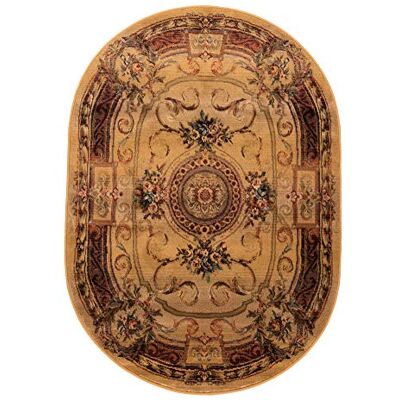 Theko tapijten van Gabiro Klassiek oosters tapijt met vintage effect, zeer robuust en duurzaam, kleur: beige, 68 x 135 cm Theko tapijten van Gabiro Klassiek oosters tapijt met vintage effect, zeer robuust en duurzaam, kleur: beige, 68 x 135 cm