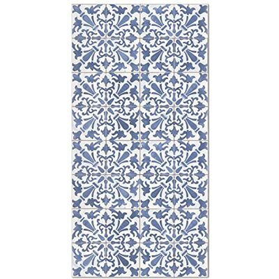 Panorama Vinyltapijt, geruit, geometrisch cement, blauw, 40 x 80 cm Keukentapijt van pvc, linoleum, vinyl, antislip, wasbaar, vuurvast, tapijt voor keuken, kantoor, woonkamer, vloerbescherming Panorama Vinyltapijt, geruit, geometrisch cement, blauw, 40 x 80 cm Keukentapijt van pvc, linoleum, vinyl, antislip, wasbaar, vuurvast, tapijt voor keuken, kantoor, woonkamer, vloerbescherming