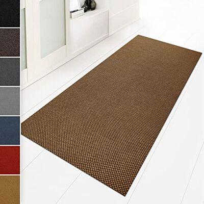 Floordirekt Deurmat 67 x 300 cm, natuur, ook ideaal als vuilvangmat, op maat, hal, keuken, wasbaar en antislip, per meter (Hong Kong) Floordirekt Deurmat 67 x 300 cm, natuur, ook ideaal als vuilvangmat, op maat, hal, keuken, wasbaar en antislip, per meter (Hong Kong)