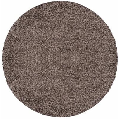 Carpetsale24 Hoogpolig shaggy tapijt voor de woonkamer, onderhoudsarm, getest op schadelijke stoffen, poolhoogte: 3 cm, Öko-Tex standaard, afmetingen: 80 cm, rond, kleur: Mokka Carpetsale24 Hoogpolig shaggy tapijt voor de woonkamer, onderhoudsarm, getest op schadelijke stoffen, poolhoogte: 3 cm, Öko-Tex standaard, afmetingen: 80 cm, rond, kleur: Mokka