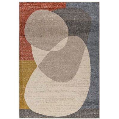 Mazovia Vloerkleed voor woonkamer, 140 x 200 cm, crème, antraciet Tapijt voor slaapkamer, kantoor, eetkamer, beige, hypoallergeen, vloerverwarming, onderhoudsvriendelijk, geschikt voor dieren Mazovia Vloerkleed voor woonkamer, 140 x 200 cm, crème, antraciet Tapijt voor slaapkamer, kantoor, eetkamer, beige, hypoallergeen, vloerverwarming, onderhoudsvriendelijk, geschikt voor dieren