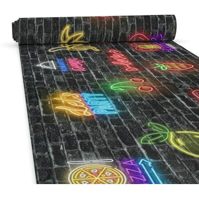 ANRO Keukentapijt, wasbaar, antislip, feest, wasbaar, 280 x 52 cm ANRO Keukentapijt, wasbaar, antislip, feest, wasbaar, 280 x 52 cm