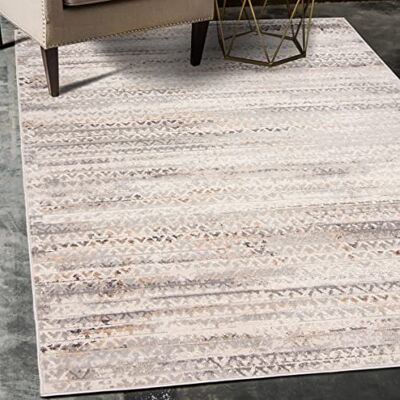 Mazovia Modern vloerkleed voor de woonkamer, groot formaat tapijt voor slaapkamer, volwassenen, modern, laagpolig tapijt voor slaapkamer en woonkamer, rug vintage abstract patroon, 240 x 330 cm, Mazovia Modern vloerkleed voor de woonkamer, groot formaat tapijt voor slaapkamer, volwassenen, modern, laagpolig tapijt voor slaapkamer en woonkamer, rug vintage abstract patroon, 240 x 330 cm,