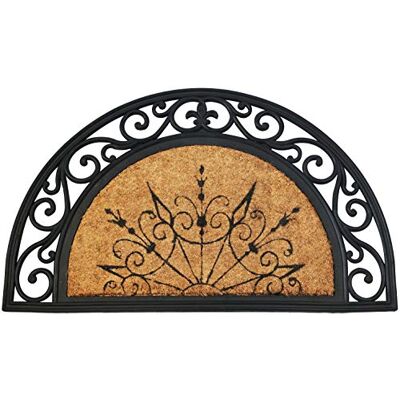 ID MAT Vloermat, natuurlijke kokosvezels op rubberen frame, beige, 45 x 75 cm, CORALN4575DL85031 ID MAT Vloermat, natuurlijke kokosvezels op rubberen frame, beige, 45 x 75 cm, CORALN4575DL85031