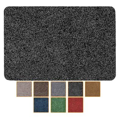 ANRO Poet Deurmat, vuilwerende mat, wasbaar, waterdicht, robuust, schoonloopmat voor ingang, voordeur, hal, keuken, slaapkamer, maat 40 x 60 cm, zwart ANRO Poet Deurmat, vuilwerende mat, wasbaar, waterdicht, robuust, schoonloopmat voor ingang, voordeur, hal, keuken, slaapkamer, maat 40 x 60 cm, zwart