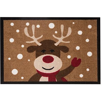 HANSE Home Voetmat polyamide bruin 40x60 cm HANSE Home Voetmat polyamide bruin 40x60 cm