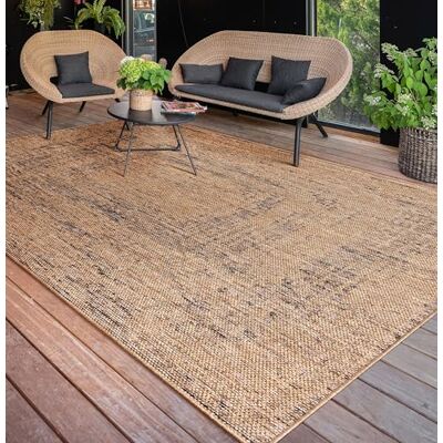 Paco Home Buitentapijt, terras, woonkamer, keuken, machinewasbaar, boho-motief, effen, afmetingen: 240 x 340 cm, kleur: beige 4 Paco Home Buitentapijt, terras, woonkamer, keuken, machinewasbaar, boho-motief, effen, afmetingen: 240 x 340 cm, kleur: beige 4
