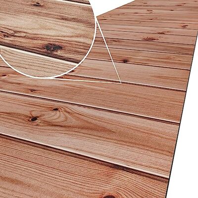 ANRO Keukentapijt, wasbaar, antislip, houtpatroon, bruin, wasbaar, 100 x 52 cm ANRO Keukentapijt, wasbaar, antislip, houtpatroon, bruin, wasbaar, 100 x 52 cm
