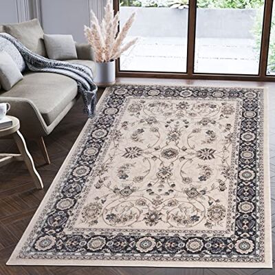 Mazovia Vloerkleed voor de woonkamer Groot formaat tapijt voor slaapkamer, volwassenen, modern, laagpolig, tapijt voor slaapkamer en woonkamer, kleed traditioneel motief, ornamenten beige grijs - Mazovia Vloerkleed voor de woonkamer Groot formaat tapijt voor slaapkamer, volwassenen, modern, laagpolig, tapijt voor slaapkamer en woonkamer, kleed traditioneel motief, ornamenten beige grijs -