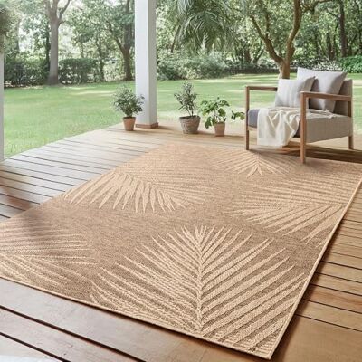 SIMPEX Vloerkleed voor buiten, 280 x 370 cm, XXL, weerbestendig, onderhoudsvriendelijk, natuurlijke jute-look, palmbomen, voor woonkamer, terras, balkon SIMPEX Vloerkleed voor buiten, 280 x 370 cm, XXL, weerbestendig, onderhoudsvriendelijk, natuurlijke jute-look, palmbomen, voor woonkamer, terras, balkon